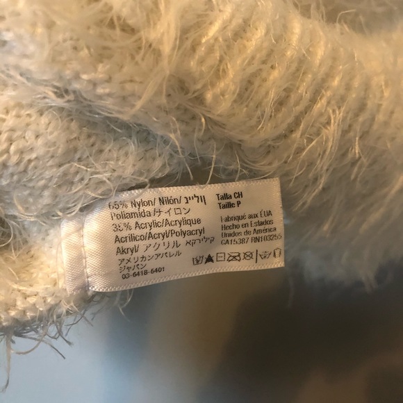 NWOT American Apparel Fuzzy Cropped Sweater - Picture 5 of 5